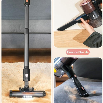 H320 Cordless Vacuum Cleaner – 28Kpa Suction, 50Min Runtime
